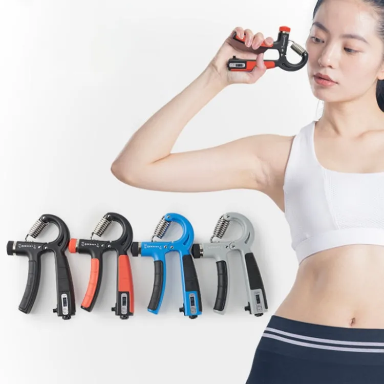 5-60KG Adjustable Grip Strength Wrist Fitness Exerciser Red Black