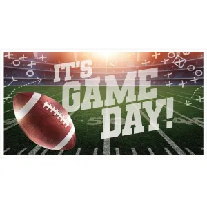 Game Day Football Horizontal Banner, 65in | 1ct