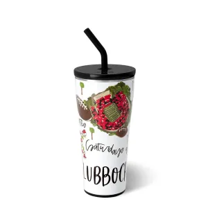 Saturdays in Lubbock Straw Tumbler 32oz